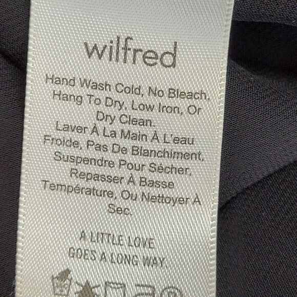 Aritzia‎ Wilfred Fleurette Romper Size XS Black Open Back Short Flutter Sleeves - Picture 13 of 13